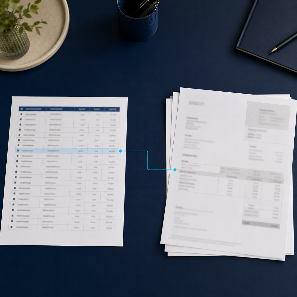 Excel-Liste und PDF-Belege zusammenführen, wenn die Namen nicht matchen