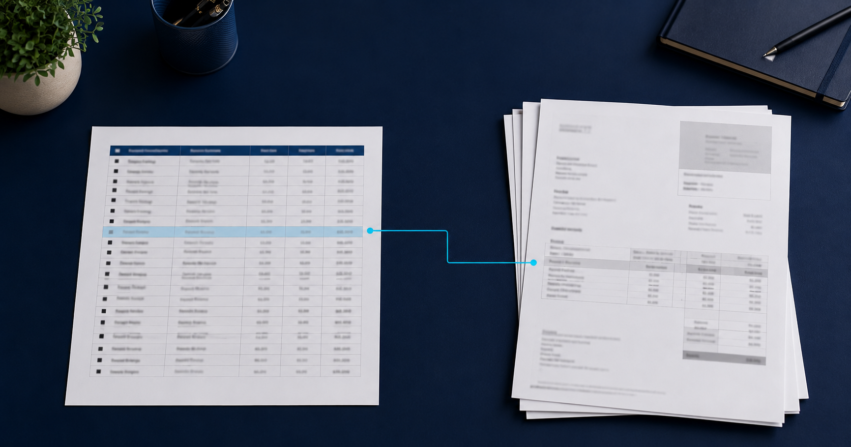 Excel-Liste und PDF-Belege zusammenführen, wenn die Namen nicht matchen